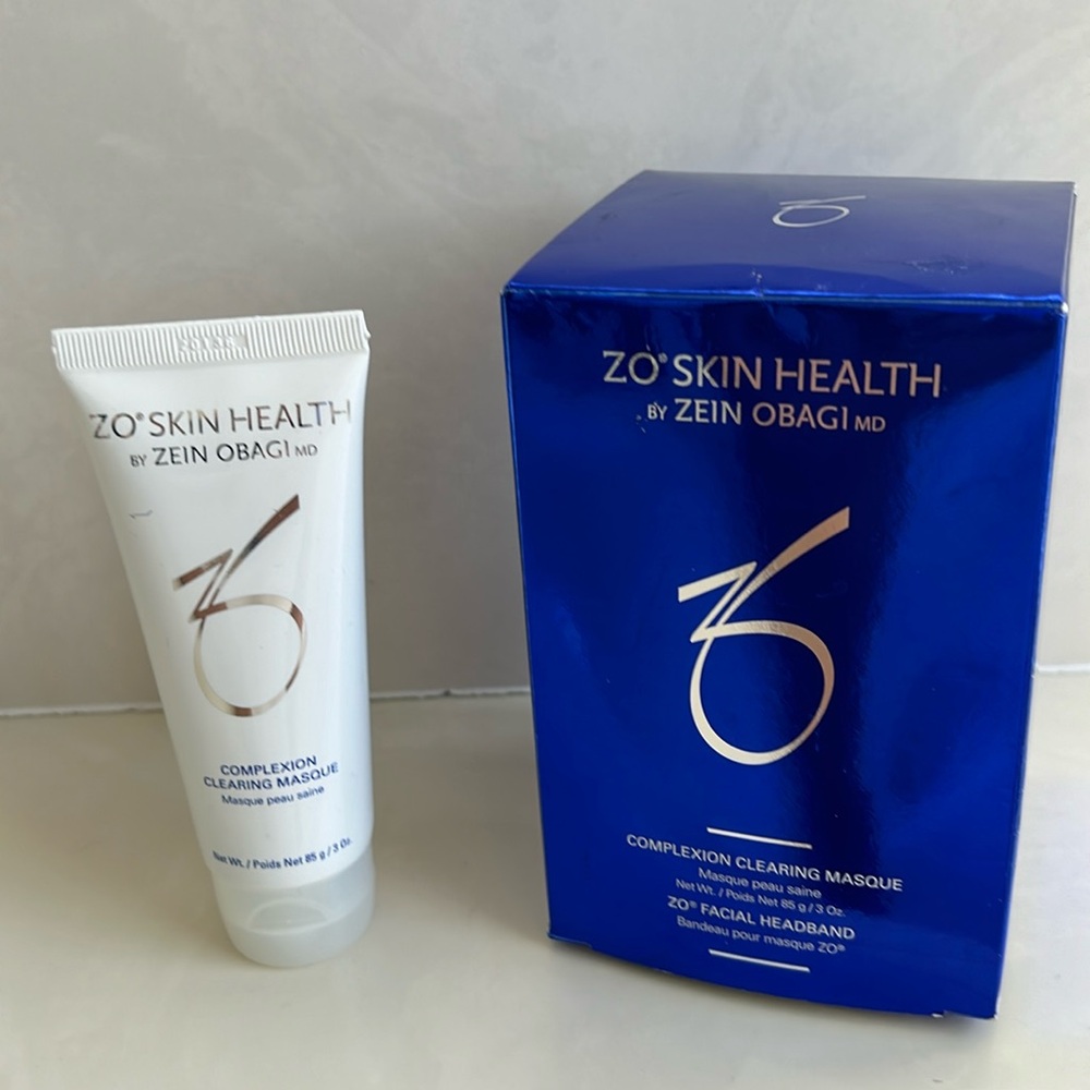 Zo Skin Health Complexion Clearing Masque and Zo Facial Headband BRAND NEW